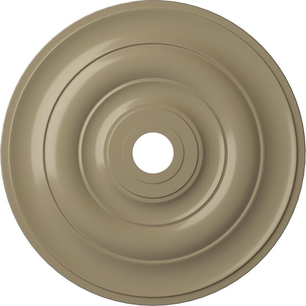 Ekena Millwork Jefferson Ceiling Medallion (Fits Canopies up to 5"), 26 1/2"OD x 3 5/8"ID x 1 1/2"P, Gobi Desert CM26JEGDF - main